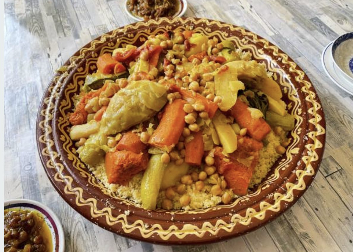 Couscous fait maison aux légumes et pois chiches
